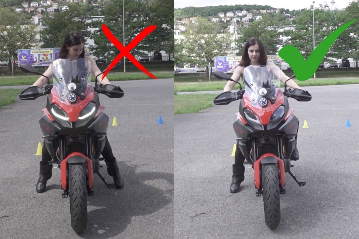 Jak jezdit na vysoké motorce: základy pro nižší postavy