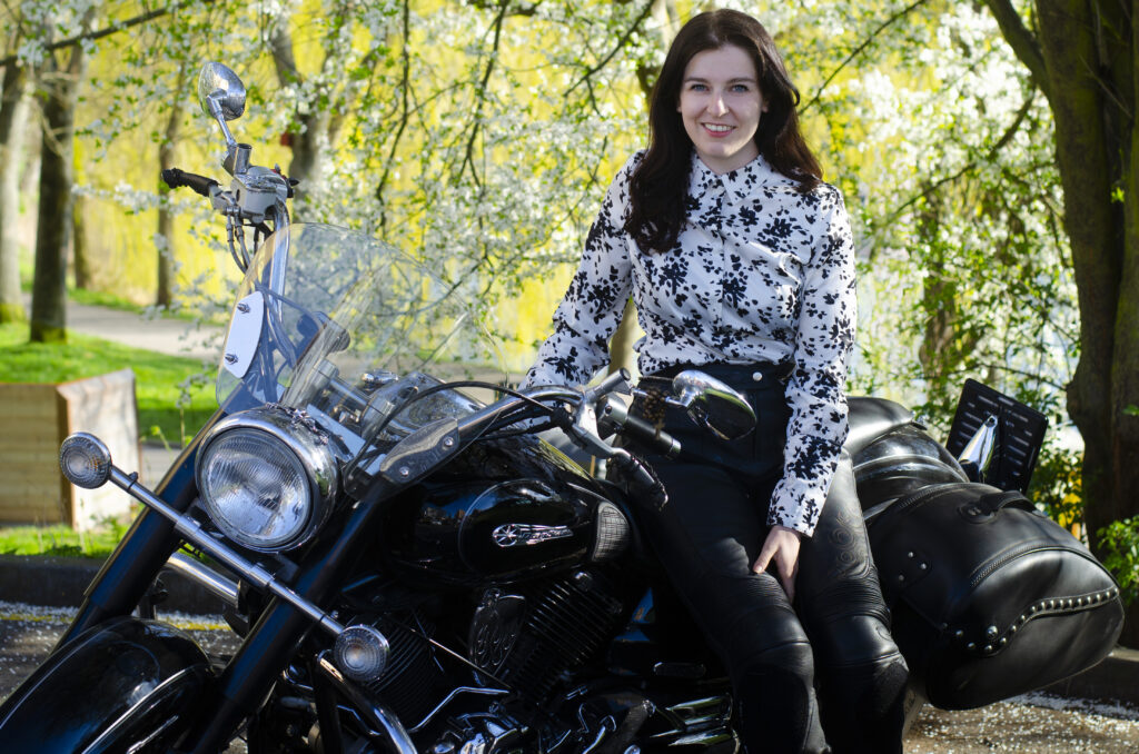 Tereza Vlčková, koučka jízdy na motorce