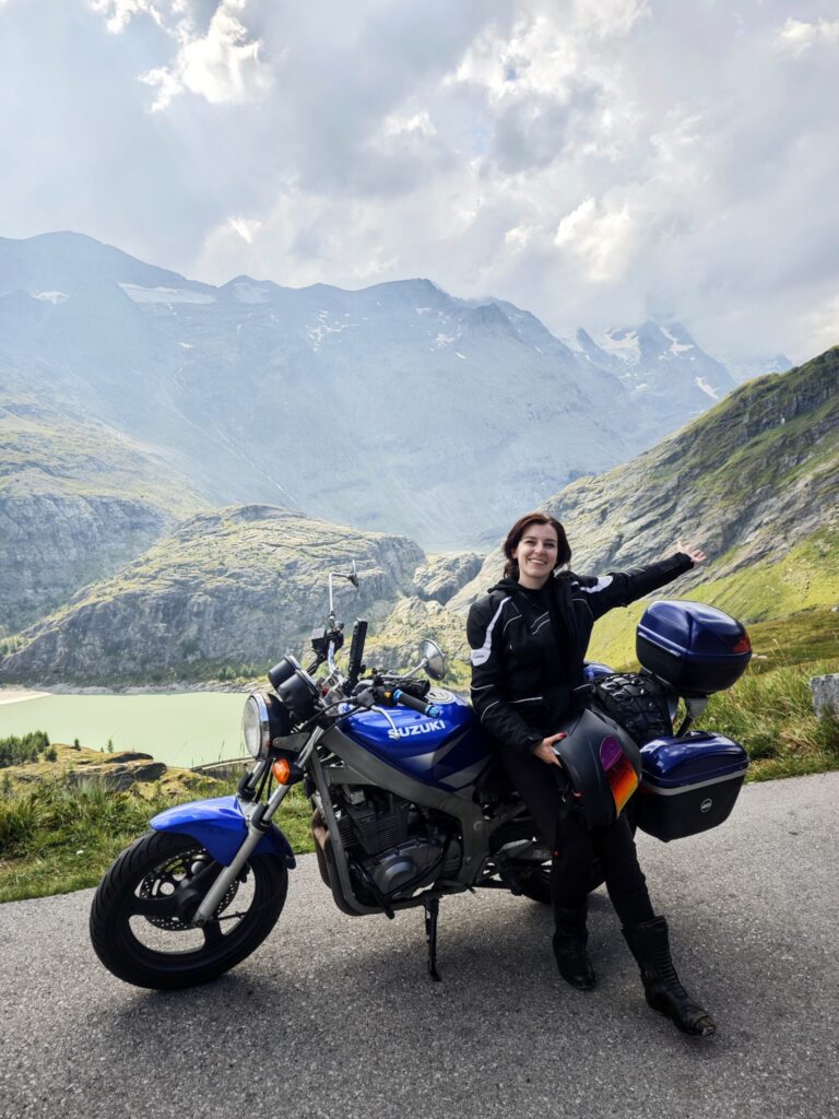 Tereza Vlčková, zakladatelka projektu Holky na motorky